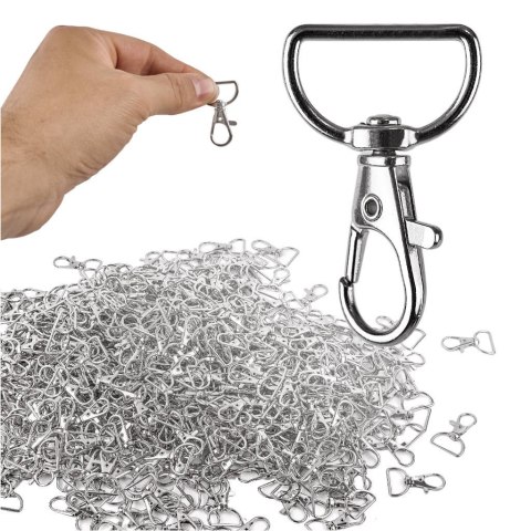 KARABIŃCZYK METALOWY RYBKA 2 MM 500 SZT. KARABIŃCZYK METALOWY RYBKA 2 MM 500 SZT.