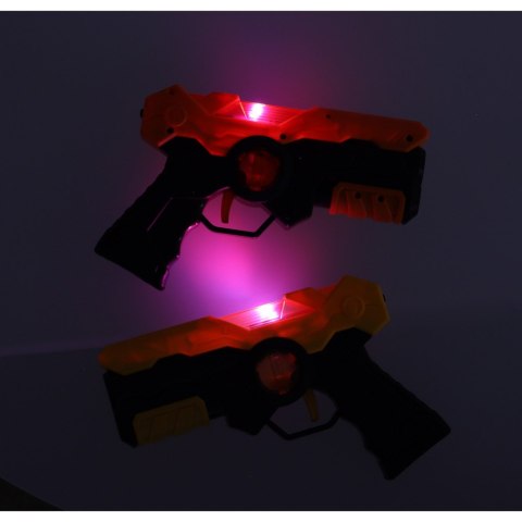 PAINTBALL LASEROWY PISTOLET X 2 Z TARCZĄ X 2 NA PODCZERWIEŃ