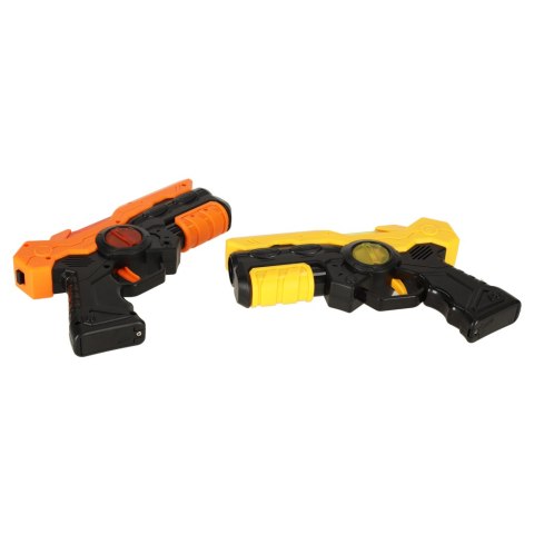 PAINTBALL LASEROWY PISTOLET X 2 Z TARCZĄ X 2 NA PODCZERWIEŃ