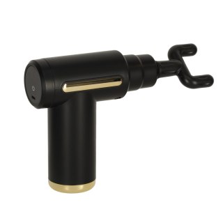 PISTOLET DO MASAŻU MASAŻER DO PLECÓW CIAŁA LED 4W1 CZARNY