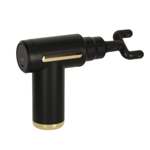 PISTOLET DO MASAŻU MASAŻER DO PLECÓW CIAŁA LED 4W1 CZARNY