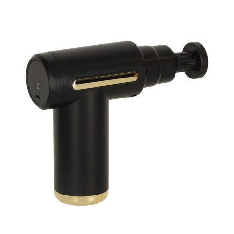 PISTOLET DO MASAŻU MASAŻER DO PLECÓW CIAŁA LED 4W1 CZARNY