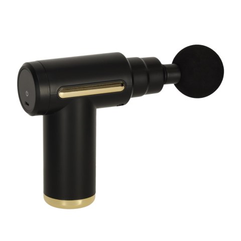 PISTOLET DO MASAŻU MASAŻER DO PLECÓW CIAŁA LED 4W1 CZARNY