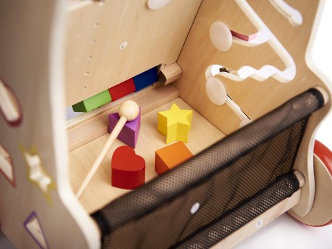 PCHACZ CHODZIK DREWNIANY KOSTKA EDUKACYJNA 6W1