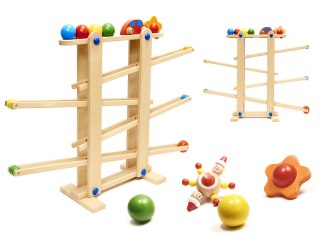 TOR KULKOWY DREWNIANY KULODROM MONTESSORI XXL