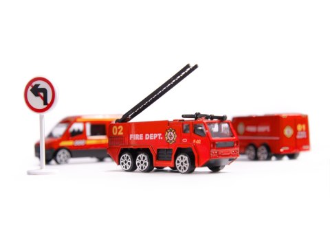 TRANSPORTER SAMOLOT + 3 AUTA STRAŻ POŻARNA