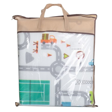 MATA EDUKACYJNA PIANKOWA SKŁADANA ULICA 180 X 200