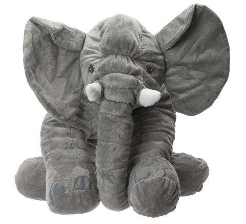 MASKOTKA PLUSZOWA SŁOŃ SZARY DUŻY 60CM MASKOTKA PLUSZOWA SŁOŃ SZARY DUŻY 60CM