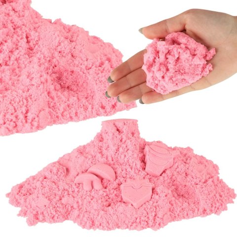 PIASEK KINETYCZNY 1KG W WORECZKU RÓŻOWY PIASEK KINETYCZNY 1KG W WORECZKU RÓŻOWY