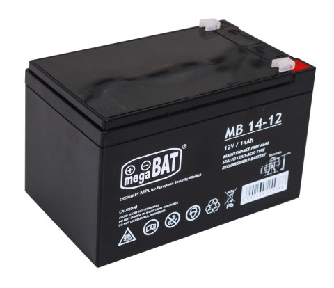 Akumulator żelowy 12V/14Ah do pojazdów elektrycznych dla dzieci Część zapasowa Akumulator żelowy 12V/14Ah do pojazdów elektrycznych dla dzieci Część zapasowa