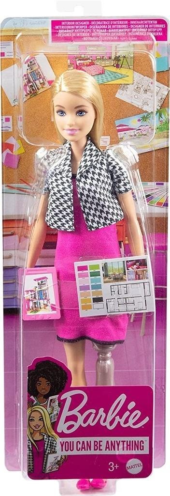 Barbie: lalka kariera Projektantka wnętrz HCN12 Barbie: lalka kariera Projektantka wnętrz HCN12