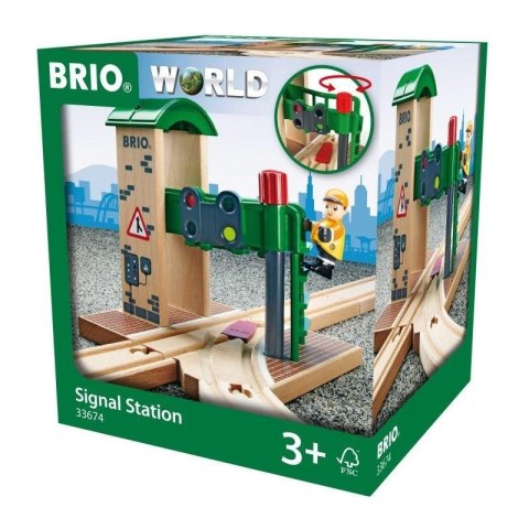 Brio Zwrotnica z Sygnalizacją Brio Zwrotnica z Sygnalizacją