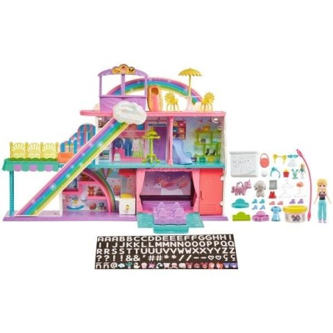 Polly Pocket ZestawTęczowe Centrum Handlowe Polly Pocket ZestawTęczowe Centrum Handlowe