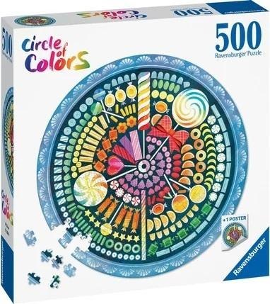 Puzzle 500 Paleta kolorów: cukierki Puzzle 500 Paleta kolorów: cukierki