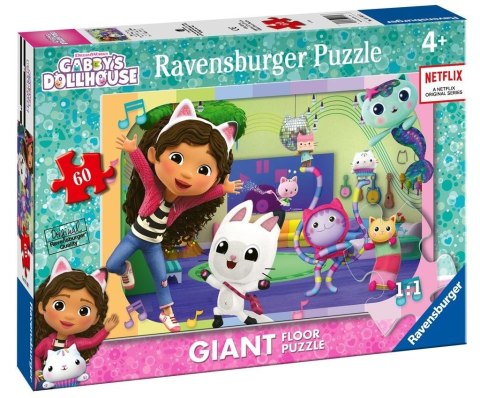 Puzzle 60 Koci domek Gabi Giant Puzzle 60 Koci domek Gabi Giant