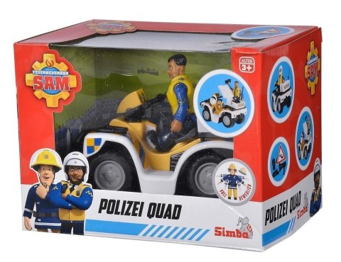 Strażak Sam Quad policyjny z figurką Strażak Sam Quad policyjny z figurką