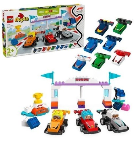 LEGO(R) DUPLO 10445 Bolidy i kierowcy F1 LEGO(R) DUPLO 10445 Bolidy i kierowcy F1