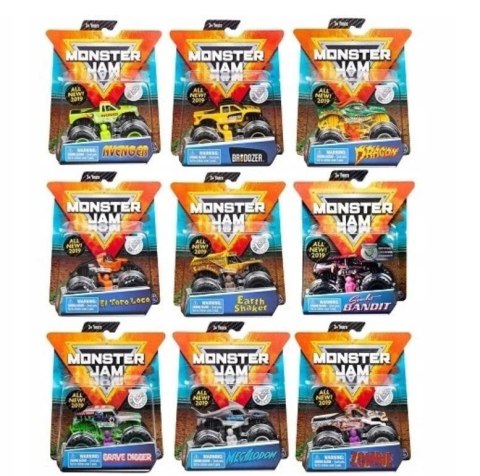 Monster Jam Auto 1pak 1:64 mix Monster Jam Auto 1pak 1:64 mix