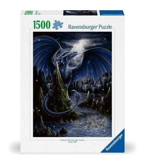 Puzzle 1500 Czarny smok Puzzle 1500 Czarny smok