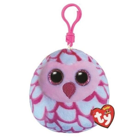 Squish-a-Boos Pinky - sowa 8,5cm brelok Squish-a-Boos Pinky - sowa 8,5cm brelok