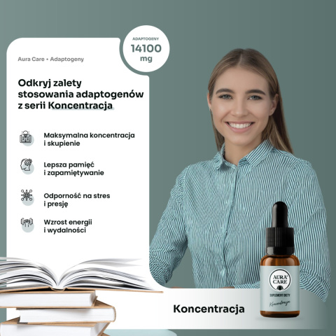 ADAPTOGENY – KONCENTRACJA ADAPTOGENY – KONCENTRACJA
