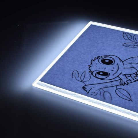 DESKA KREŚLARSKA TABLICA KALKA DO RYSOWANIA PODŚWIETLANA LED A4
