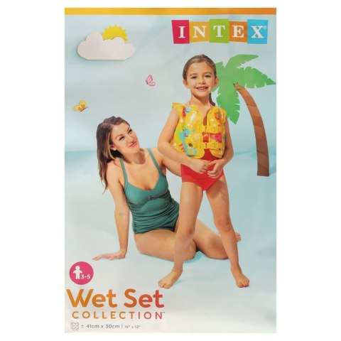 INTEX 59661 KAMIZELKA DMUCHANA KAPOK DO PŁYWANIA DLA DZIECI 3-5LAT 18-23KG