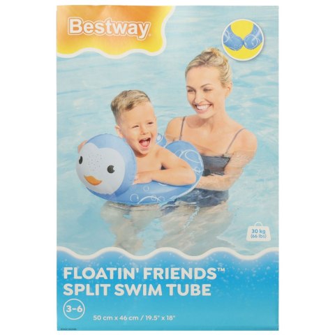 KÓŁKO DO PŁYWANIA DMUCHANE BESTWAY 36405 PINGWIN 50X46CM