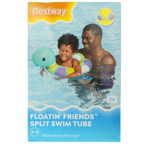 KÓŁKO DO PŁYWANIA DMUCHANE BESTWAY 36405 ŻÓŁW 50X46CM