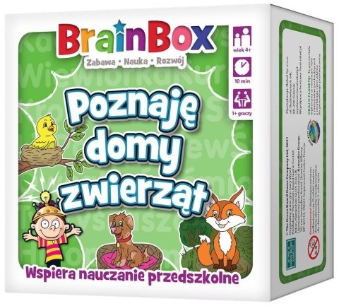 BrainBox - Poznaję domy zwierząt REBEL BrainBox - Poznaję domy zwierząt REBEL