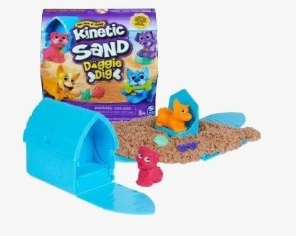Kinetic Sand - Piasek kinetyczny z figurką pieska Kinetic Sand - Piasek kinetyczny z figurką pieska