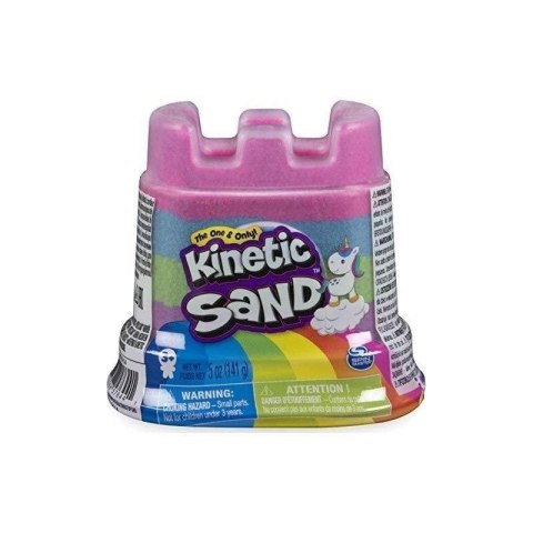 Kinetic Sand Tęczowy zamek mix 141g Kinetic Sand Tęczowy zamek mix 141g