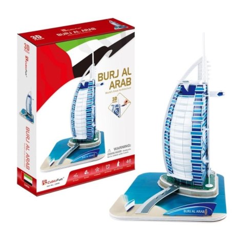 Puzzle 3D Wieżowiec Burj Al. Arab Puzzle 3D Wieżowiec Burj Al. Arab