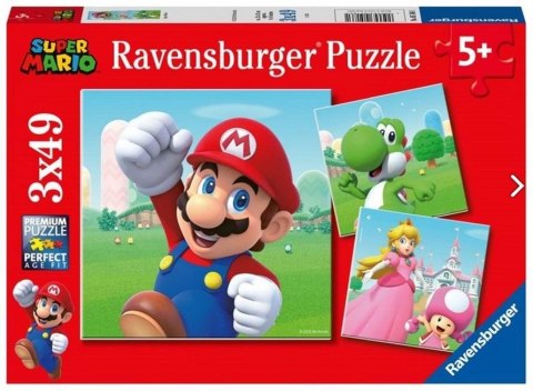 Puzzle dla dzieci 3x49 Super Mario Puzzle dla dzieci 3x49 Super Mario