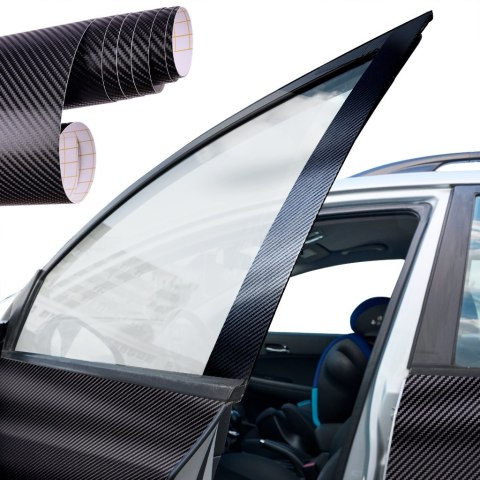 Folia rolka carbon 4D czarna 1,52x30m Folia rolka carbon 4D czarna 1,52x30m