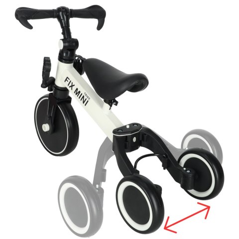 ROWEREK TRIKE FIX MINI BIEGOWY TRÓJKOŁOWY 3W1 Z PEDAŁAMI BIAŁY
