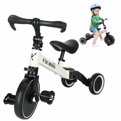 ROWEREK TRIKE FIX MINI BIEGOWY TRÓJKOŁOWY 3W1 Z PEDAŁAMI BIAŁY