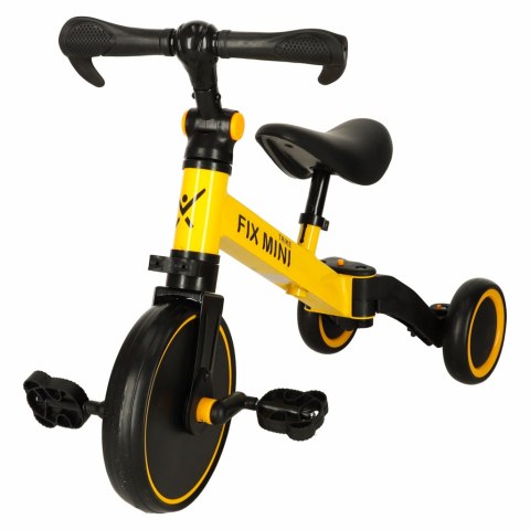 ROWEREK TRIKE FIX MINI BIEGOWY TRÓJKOŁOWY 3W1 Z PEDAŁAMI ŻÓŁTY