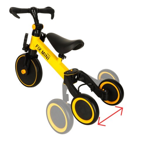 ROWEREK TRIKE FIX MINI BIEGOWY TRÓJKOŁOWY 3W1 Z PEDAŁAMI ŻÓŁTY