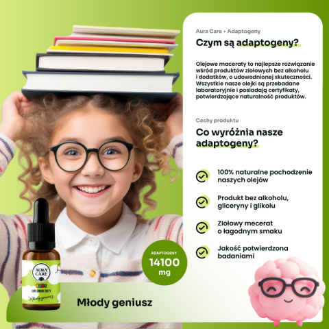 ADAPTOGENY KIDS – MŁODY GENIUSZ