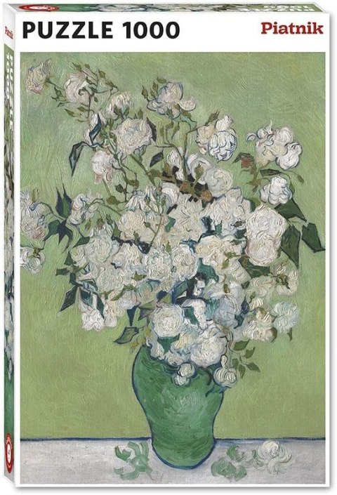 Puzzle 1000 - Van Gogh, Wazon z różami PIATNIK Puzzle 1000 - Van Gogh, Wazon z różami PIATNIK
