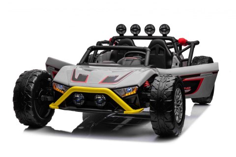 Auto Buggy Racing 5 na akumulator dla dzieci +3. Szary + Silniki 2x200W + Pilot + Wolny Start