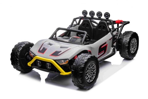 Auto Buggy Racing 5 na akumulator dla dzieci +3. Szary + Silniki 2x200W + Pilot + Wolny Start