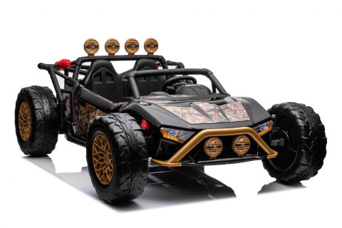 Auto Buggy Racing 5 na akumulator dla dzieci Czarny + Silniki 2x200W + Pilot + Audio LED + Wolny Start