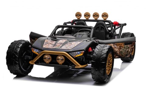 Auto Buggy Racing 5 na akumulator dla dzieci Czarny + Silniki 2x200W + Pilot + Audio LED + Wolny Start