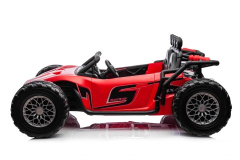 Auto Buggy Racing 5 na akumulator dla dzieci Czerwony + Silniki 2x200W + Pilot + Audio LED + Wolny Start