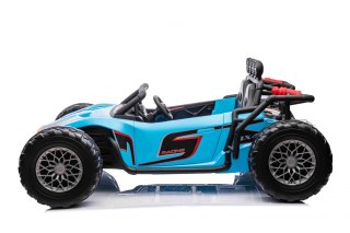 Auto Buggy Racing 5 na akumulator dla dzieci Niebieski + Silniki 2x200W + Pilot + Audio LED + Wolny Start