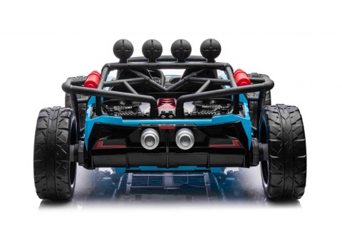 Auto Buggy Racing 5 na akumulator dla dzieci Niebieski + Silniki 2x200W + Pilot + Audio LED + Wolny Start