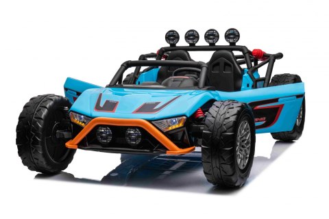 Auto Buggy Racing 5 na akumulator dla dzieci Niebieski + Silniki 2x200W + Pilot + Audio LED + Wolny Start
