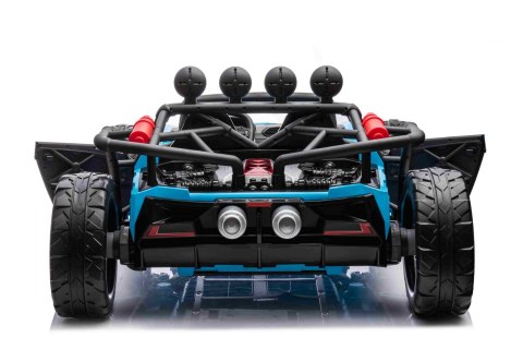 Auto Buggy Racing 5 na akumulator dla dzieci Niebieski + Silniki 2x200W + Pilot + Audio LED + Wolny Start